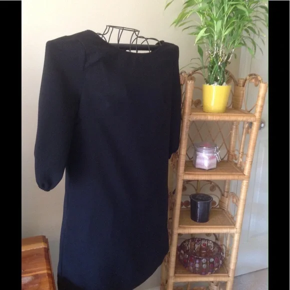 Charming Charlie black dress. Sz L - Picture 2 of 5